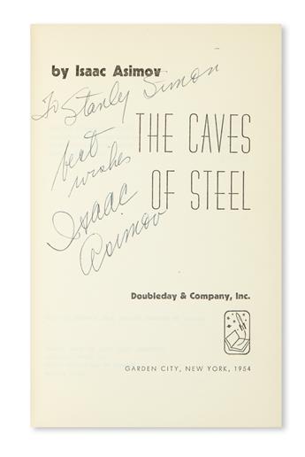 ASIMOV, ISAAC. The Caves of Steel.